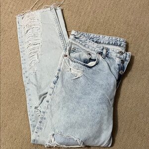 H&M Distressed Light Blue Women's Jeans